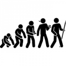 Image of evolution from thenounproject.com